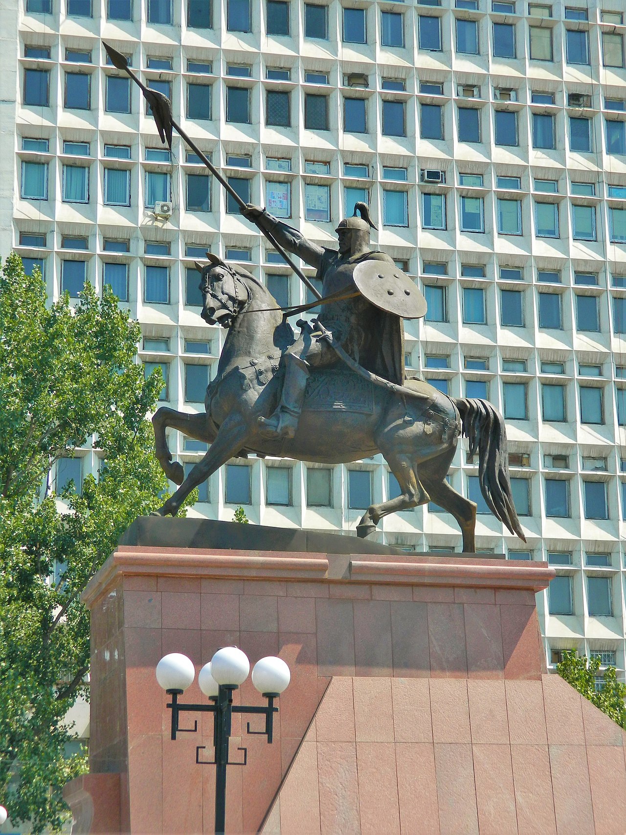 Raiymbek Batyr monument — Almaty, Kazakhstan